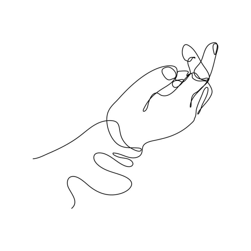 abstrakt mänsklig hand en rad teckningskonst singular estetisk enkel perfekt för tryck, väggdekor, telefonfodral, skjorta, klistermärke, kudde, akryl, bård, tapeter, bröllop vektor