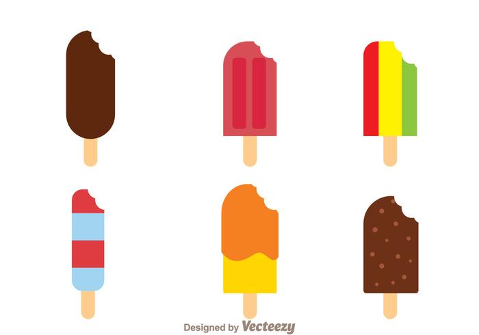 Färgglada Ice Cream Vectors