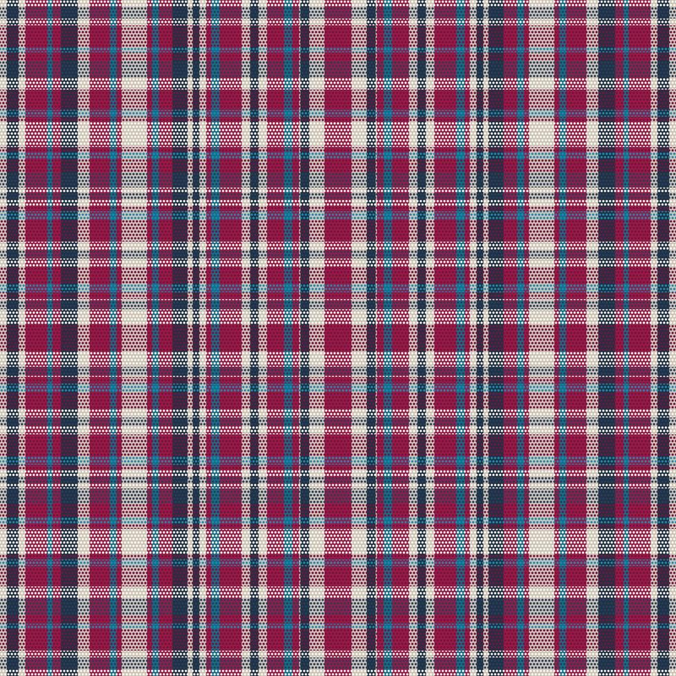 Tartan-Plaidmuster mit Textur und Retro-Farbe. vektor