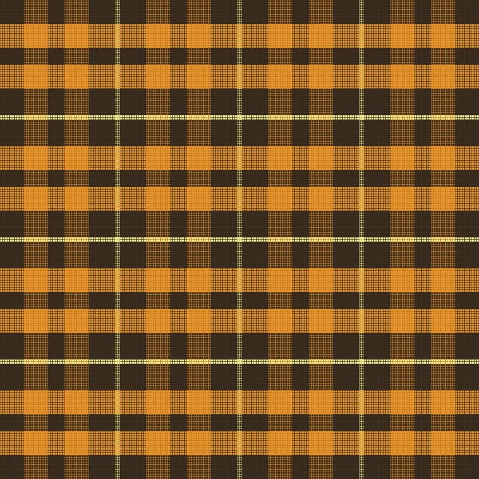 tartan rutigt mönster med textur och kaffe färg. vektor