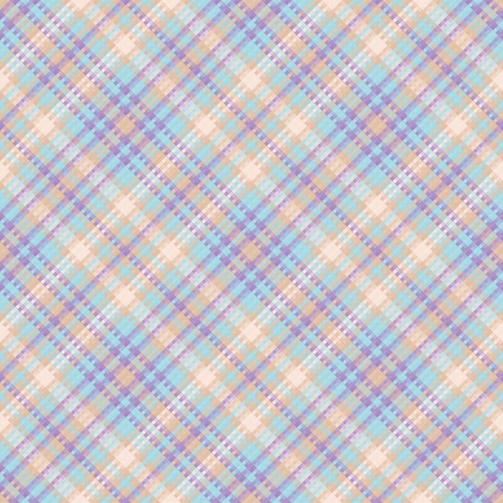 Tartan-Karomuster mit Textur und Hochzeitsfarbe. vektor