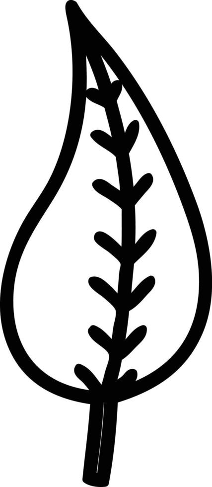 Symbol für natürliches Blatt vektor