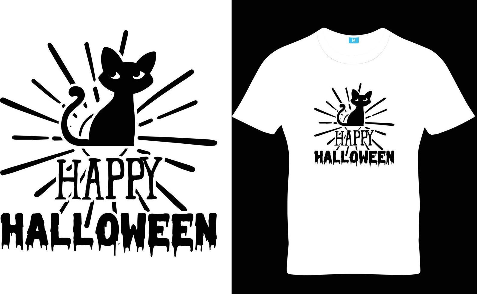 Halloween-T-Shirt-Design vektor