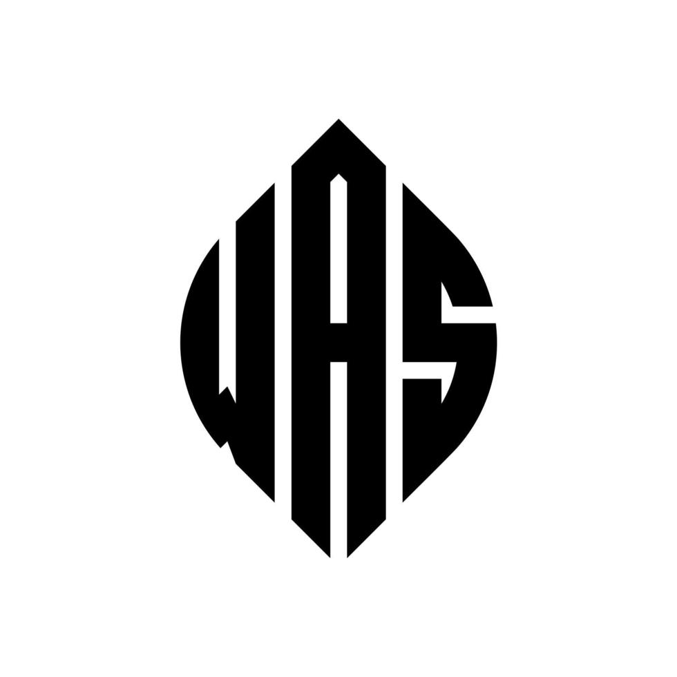 war Kreisbuchstabe-Logo-Design mit Kreis- und Ellipsenform. waren Ellipsenbuchstaben mit typografischem Stil. Die drei Initialen bilden ein Kreislogo. war Kreisemblem abstrakter Monogramm-Buchstabenmarkierungsvektor. vektor