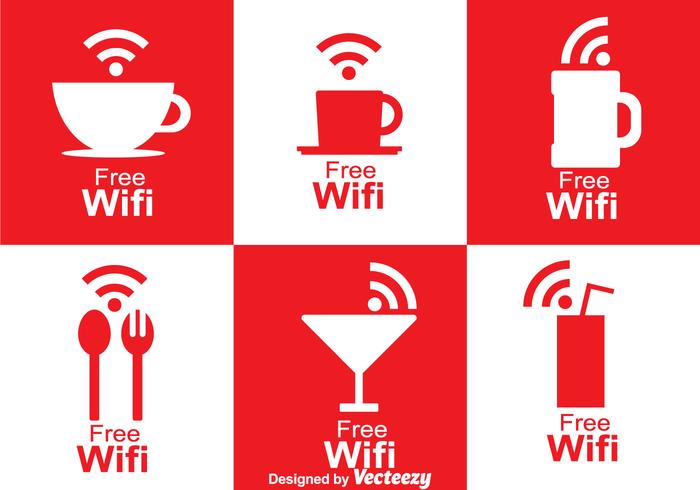 Cafe Wifi Symbol vektor