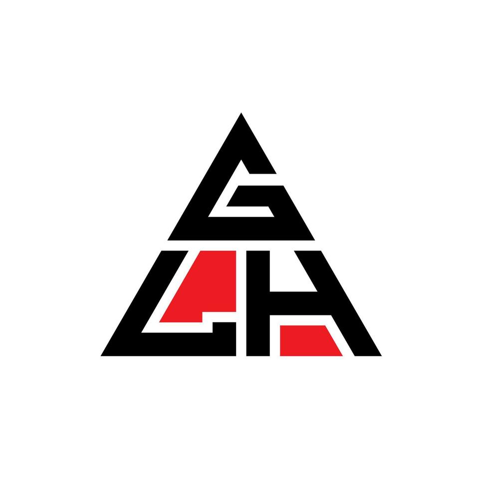 glg-Dreieck-Buchstaben-Logo-Design mit Dreiecksform. GLG-Dreieck-Logo-Design-Monogramm. Glg-Dreieck-Vektor-Logo-Vorlage mit roter Farbe. glg dreieckiges logo einfaches, elegantes und luxuriöses logo. vektor