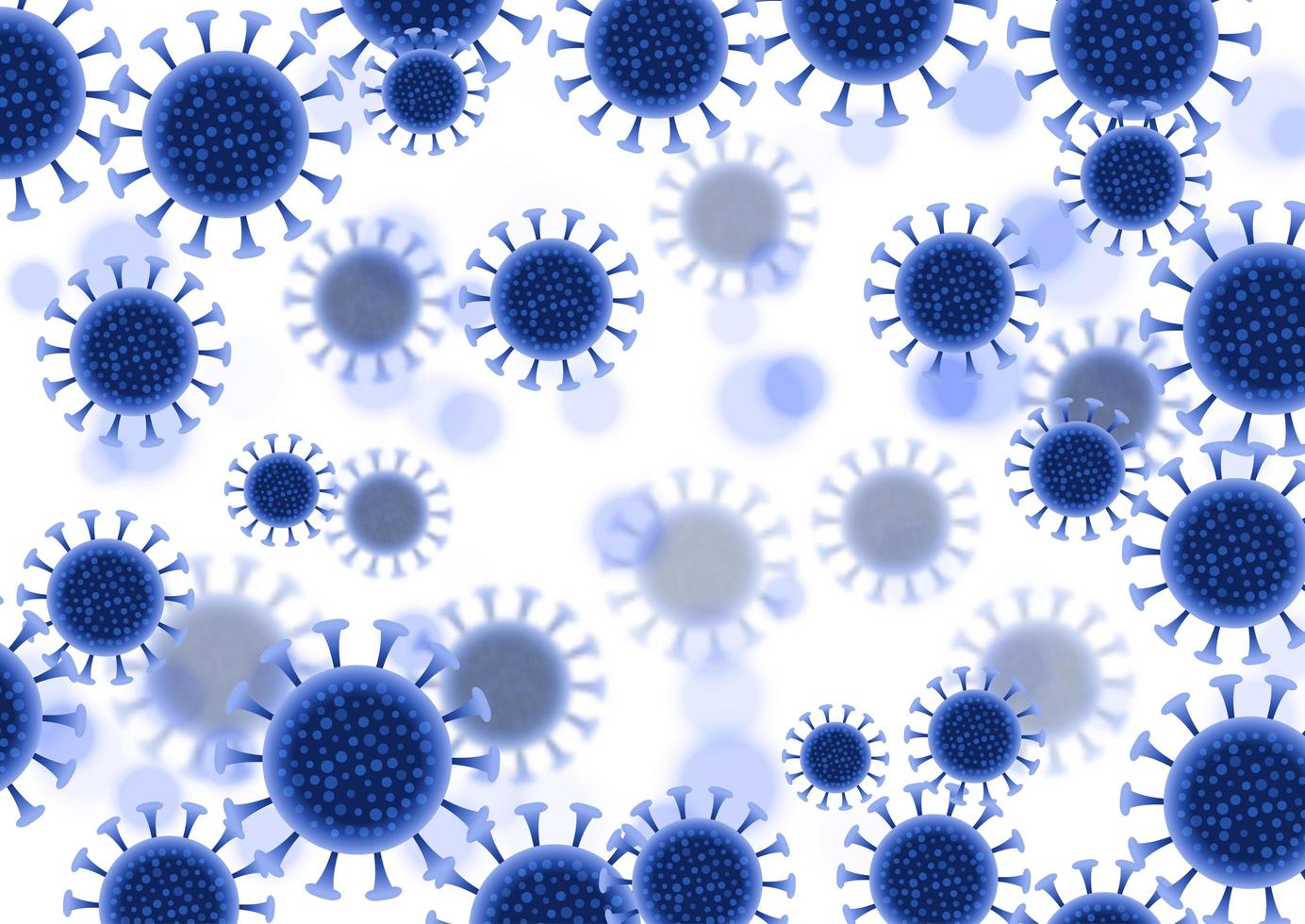 covid 19 globale Pandemiezellen vektor
