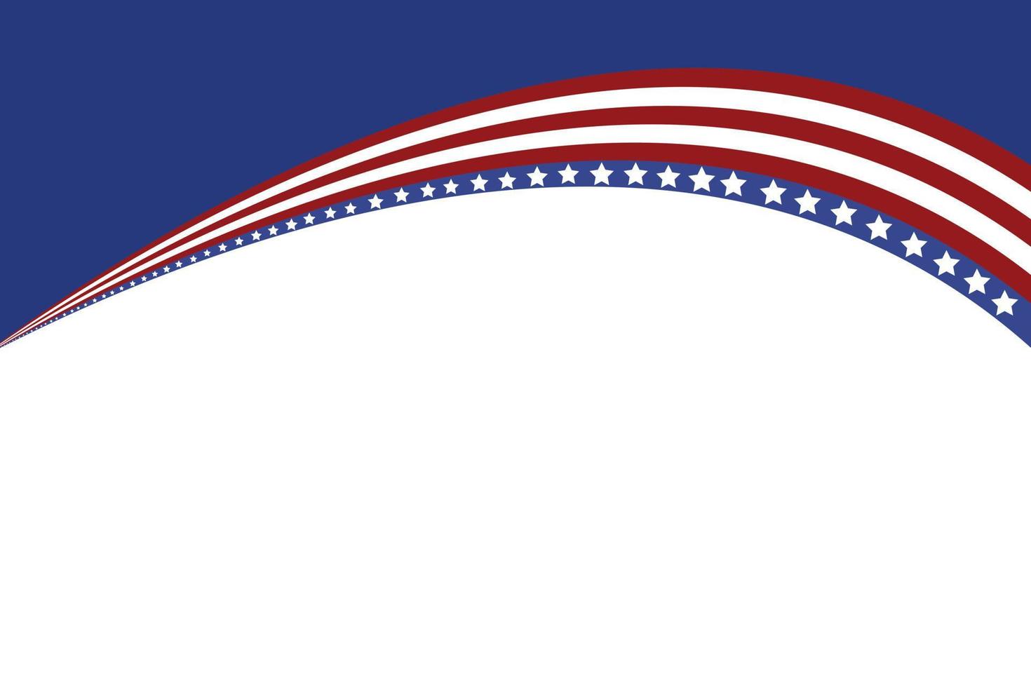 usa amerikanische flagge, patriotischer hintergrund für unabhängigkeitstag, gedenktag vektor