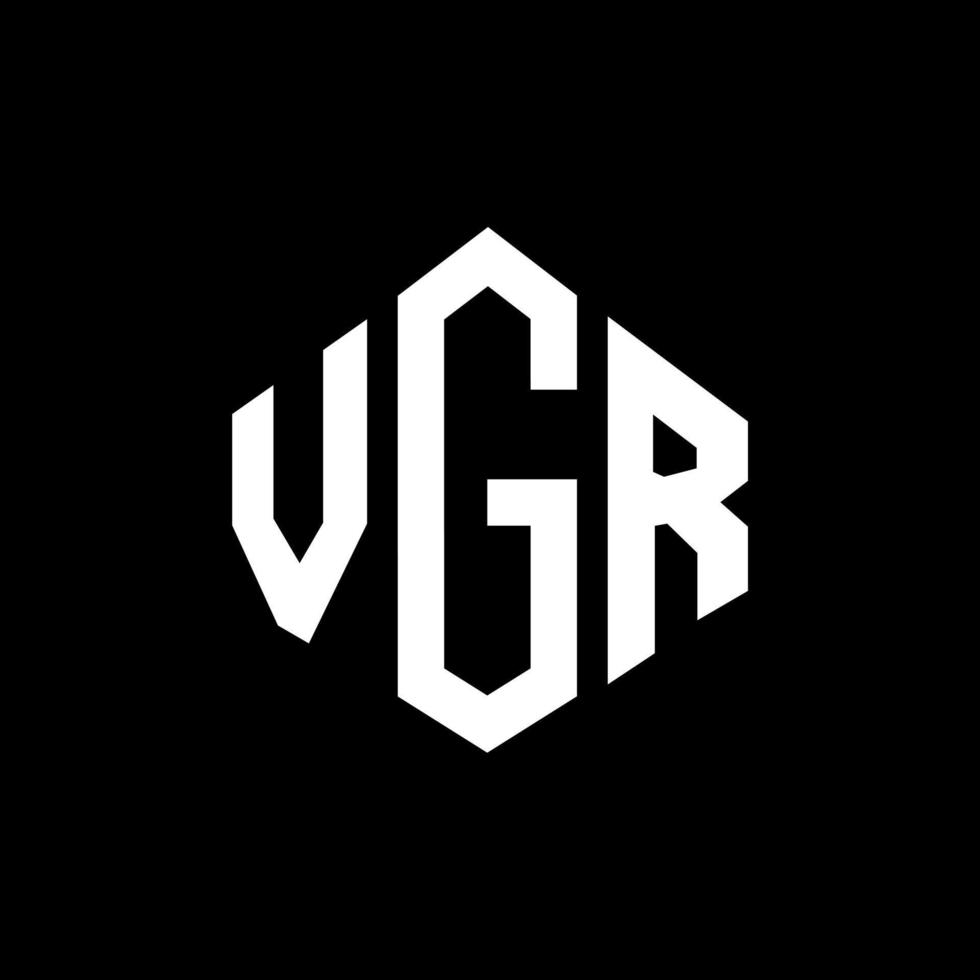 Vgs-Brief-Logo-Design mit Polygonform. vgs-polygon- und würfelform-logo-design. vgs Sechseck-Vektor-Logo-Vorlage in weißen und schwarzen Farben. vgs-monogramm, geschäfts- und immobilienlogo. vektor