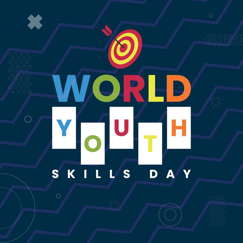 World Youth Skills Day illustration vektor