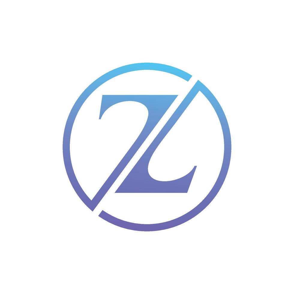 Buchstabe z-Logo-Vektor vektor