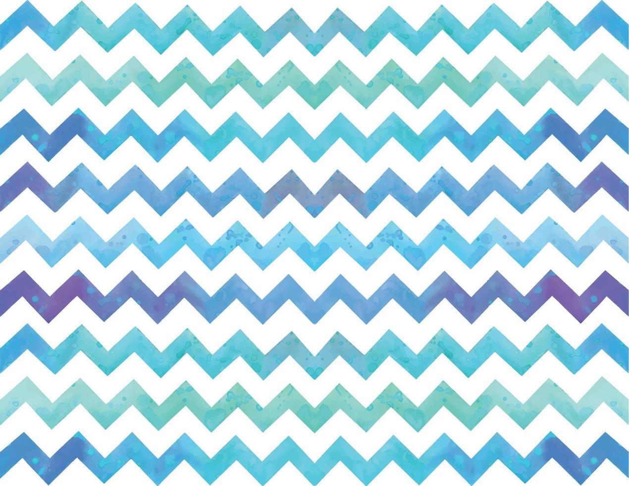 Lagerabbildung. Chevron nahtloses Muster. Aquarellzeichnung Zickzack-Ornament, Hintergrund. blau, lila, indigo, weiß, gestreift. für Tapeten, Textildesign, Geschenkpapier. die Farben des Meeres vektor