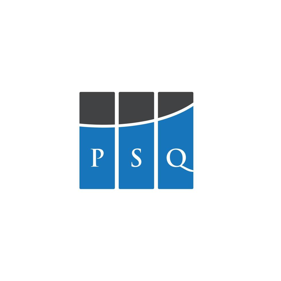 psq brev logotyp design på vit bakgrund. psq kreativa initialer brev logotyp koncept. psq bokstavsdesign. vektor