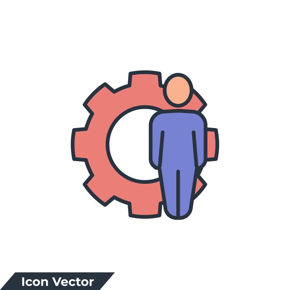 Skill-Symbol-Logo-Vektor-Illustration. Symbolvorlage für Mitarbeiterfähigkeiten für Grafik- und Webdesign-Sammlung vektor