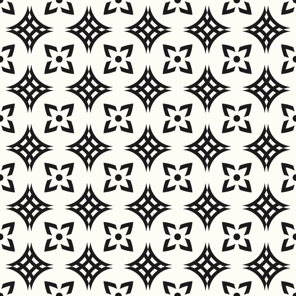 Vektor geometrische abstrakte nahtlose monochrome Muster Textur Hintergrund