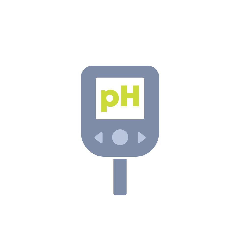 ph-meter für bodensymbol vektor