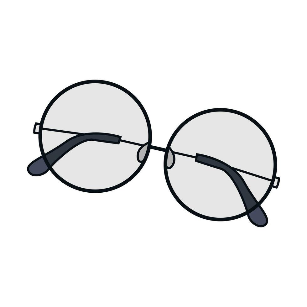 vektor illustration av glasögon för stil och läsning