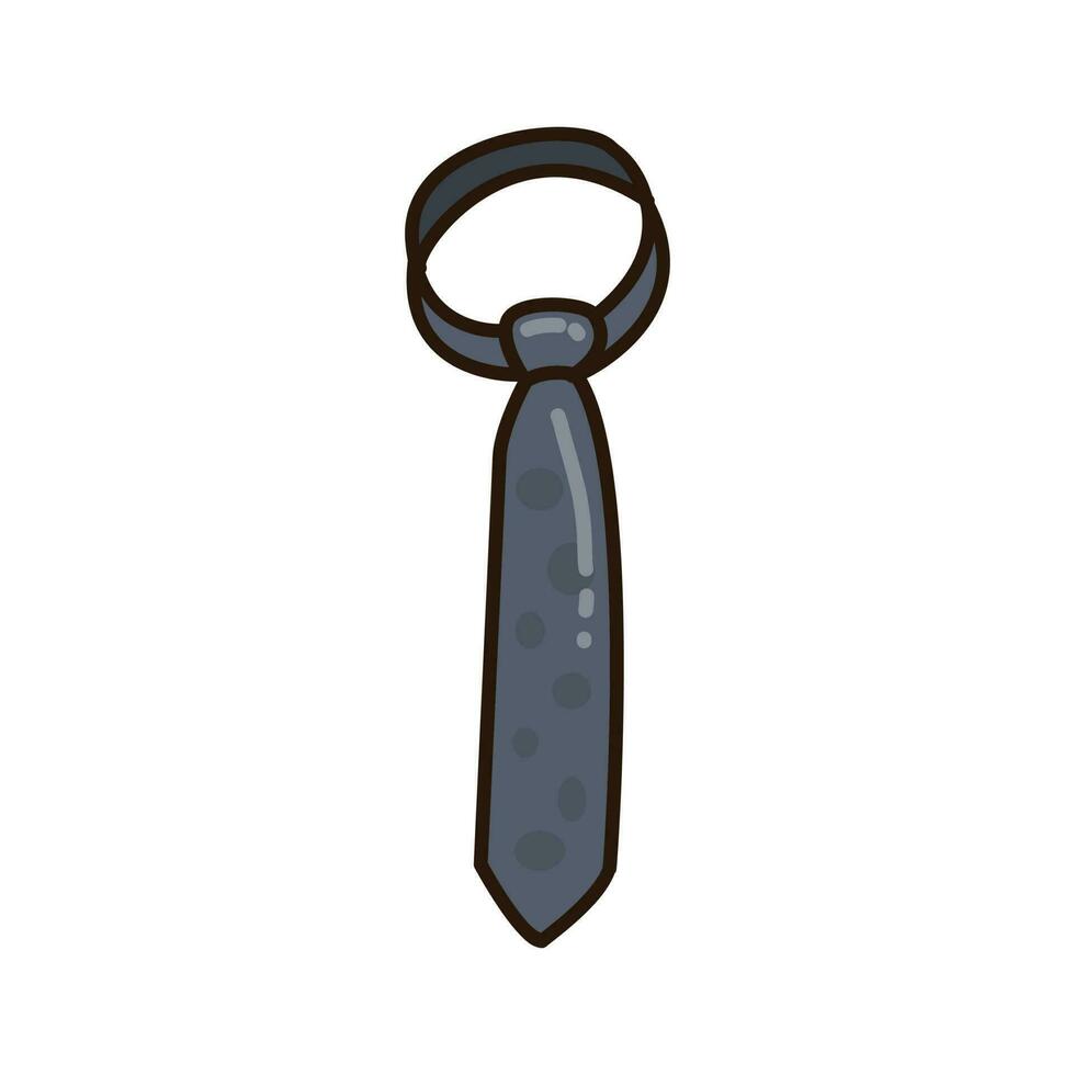 Vektor-Illustration einer Krawatte. Accessoires für Männer vektor