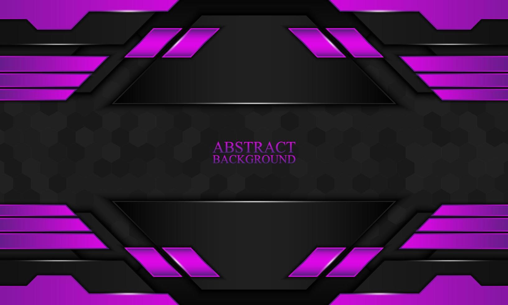 abstrakt teknik bakgrund med svarta och lila ränder. vektor