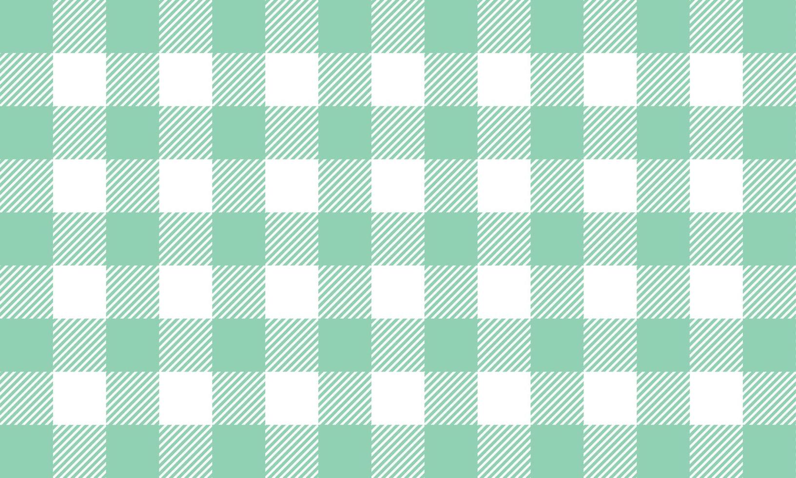 rot-weißes Gingham-Muster und Stoff-Vintage-Design flache Vektorgrafiken. vektor