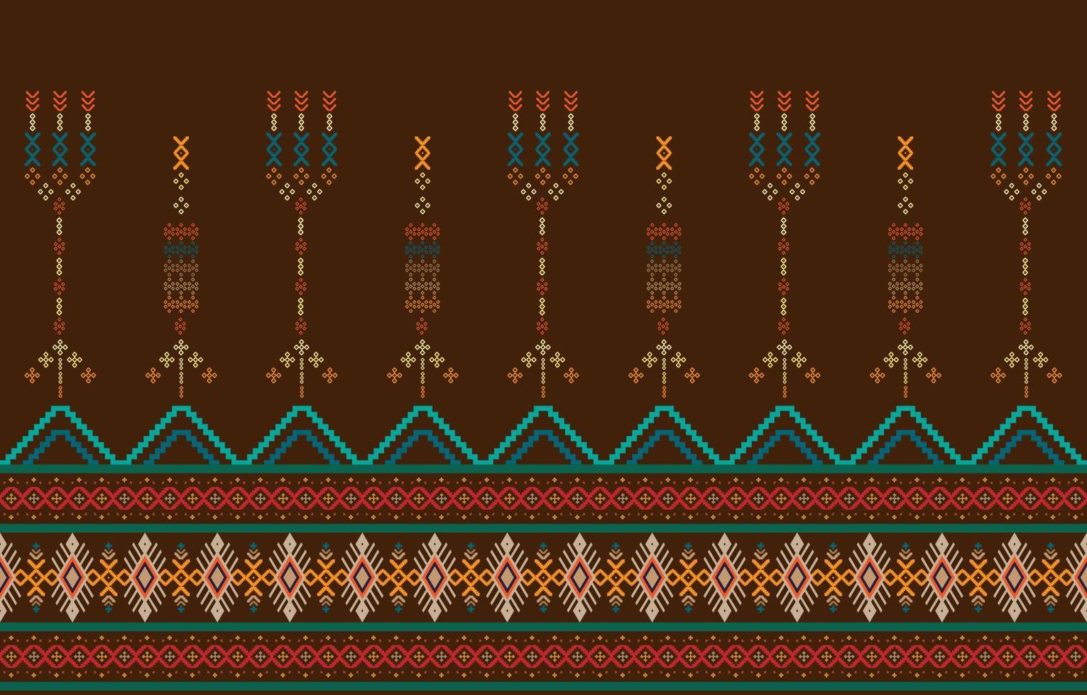 geometrische ethnische orientalische Muster traditionelles Design für Kleidung, abstrakte geometrische und Stammesmuster, Gebrauchsdesign lokale Stoffmuster und von indigenen Stämmen inspiriertes Design vektor