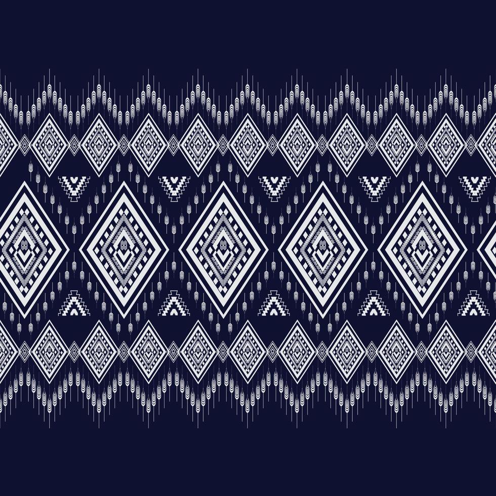 traditionell geometrisk etnisk mönsterdesign, en textur som används för kjol, matta, tapeter, kläder, omslag, batik, tyg, kläder, mode, skjorta och vektorillustration vektor