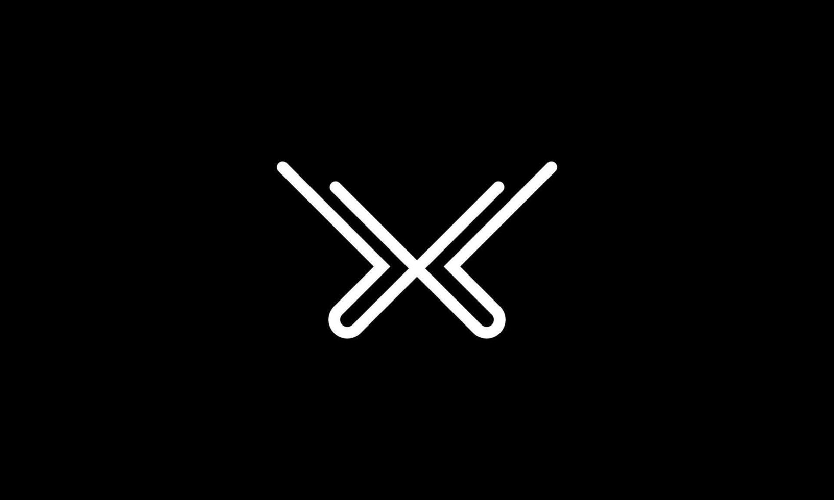 buchstabe x logo design kostenlose vektordatei vektor