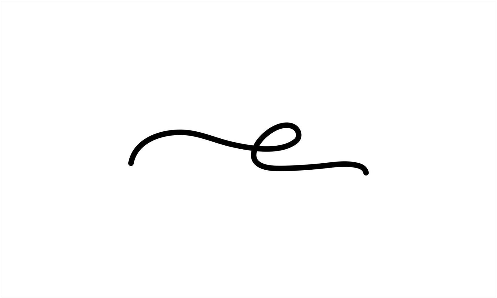 e-Brief-Logo. e. e-Logo-Icon-Design-Vektor-Illustration. vektor
