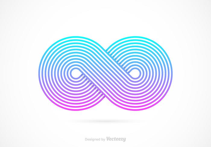 Free Retro Infinity Symbol Vektor