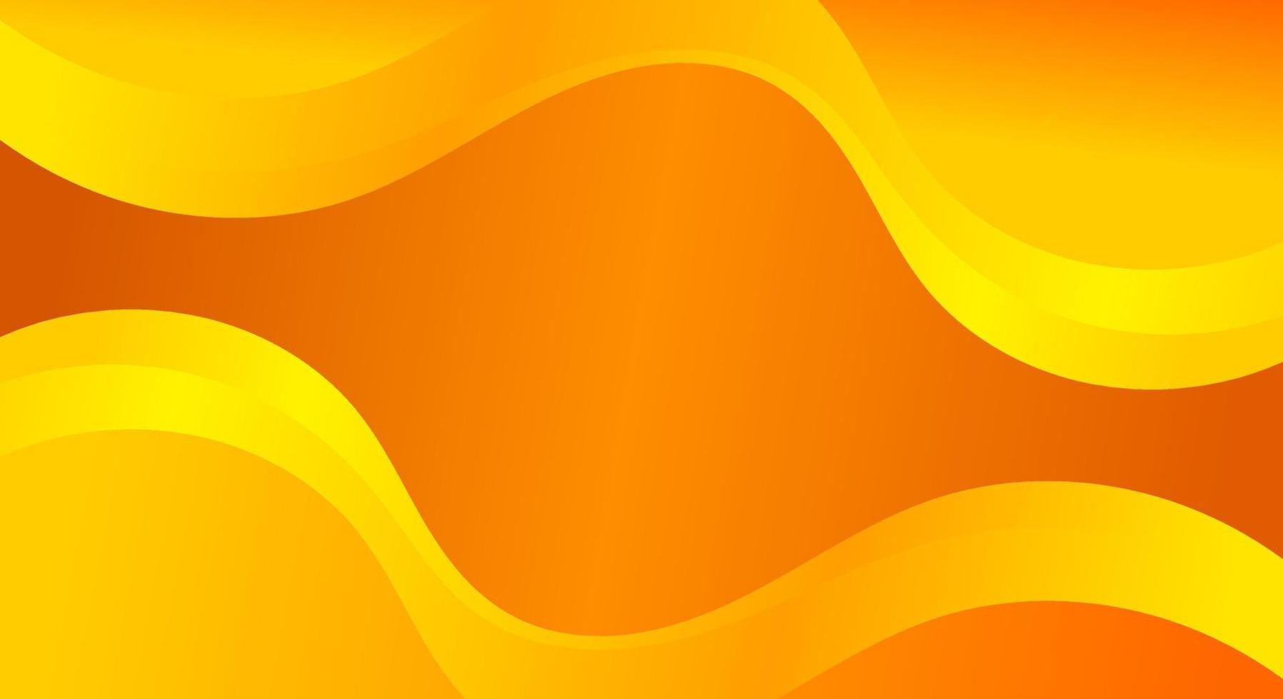 abstrakter orangefarbener welliger Hintergrund vektor