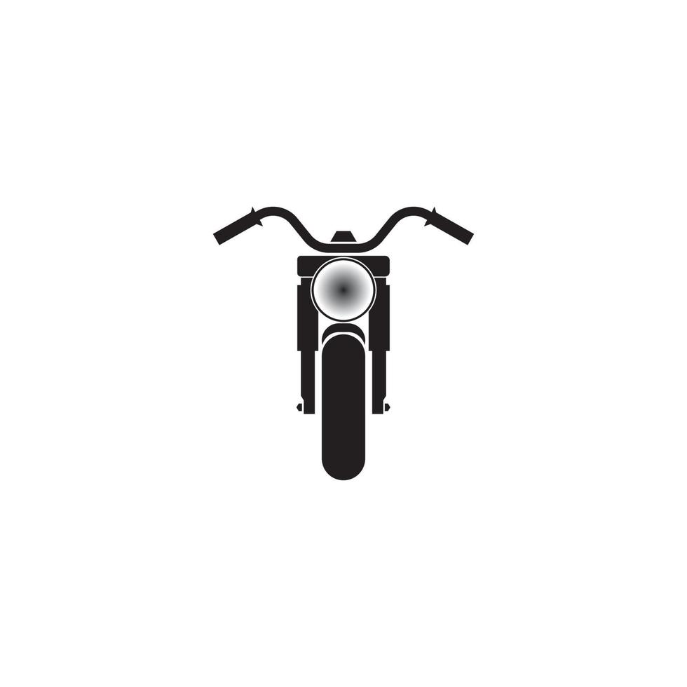 motorcykel ikon vektor illustration malldesign.