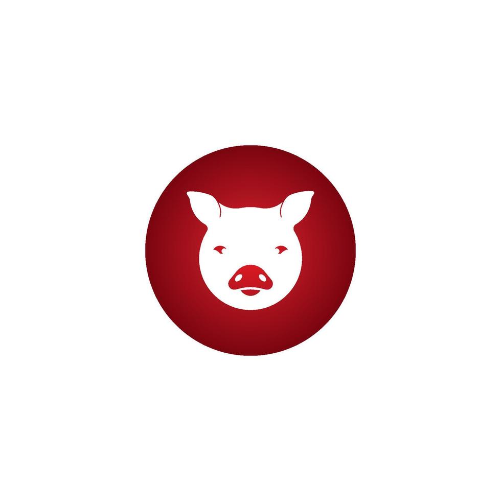 Symbol für Schweinewärme vektor