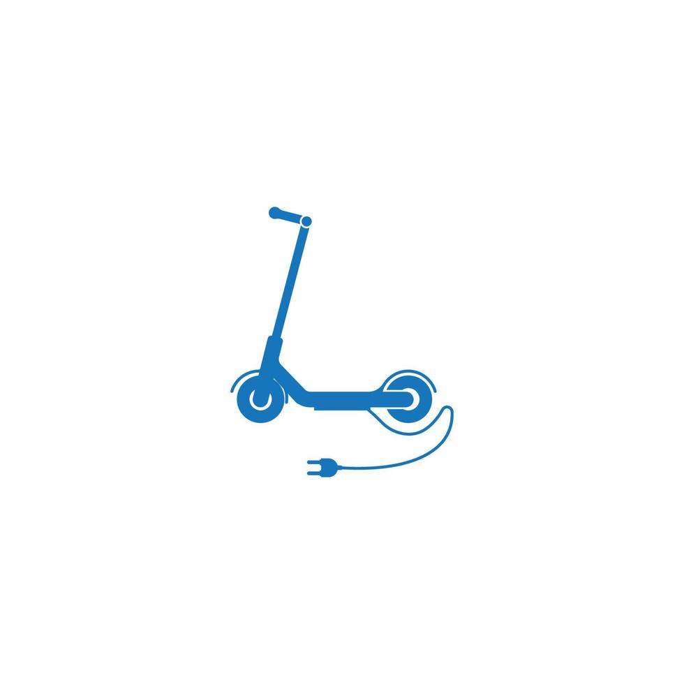 Scooter-Symbol-Vektor-Illustration-Template-Design. vektor