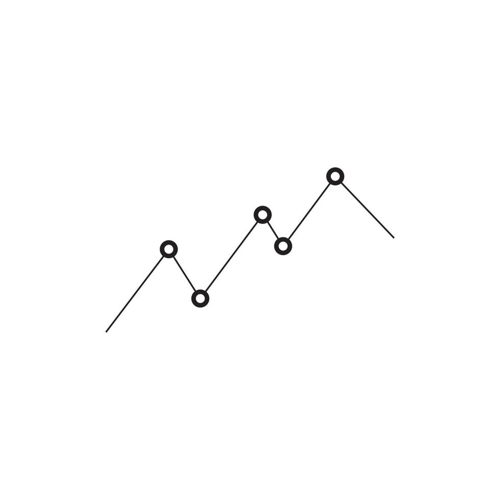 statistik ikon vektor illustration formgivningsmall