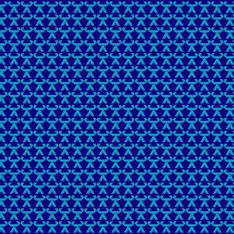 blaues dreieckiges geometrisches nahtloses Muster vektor