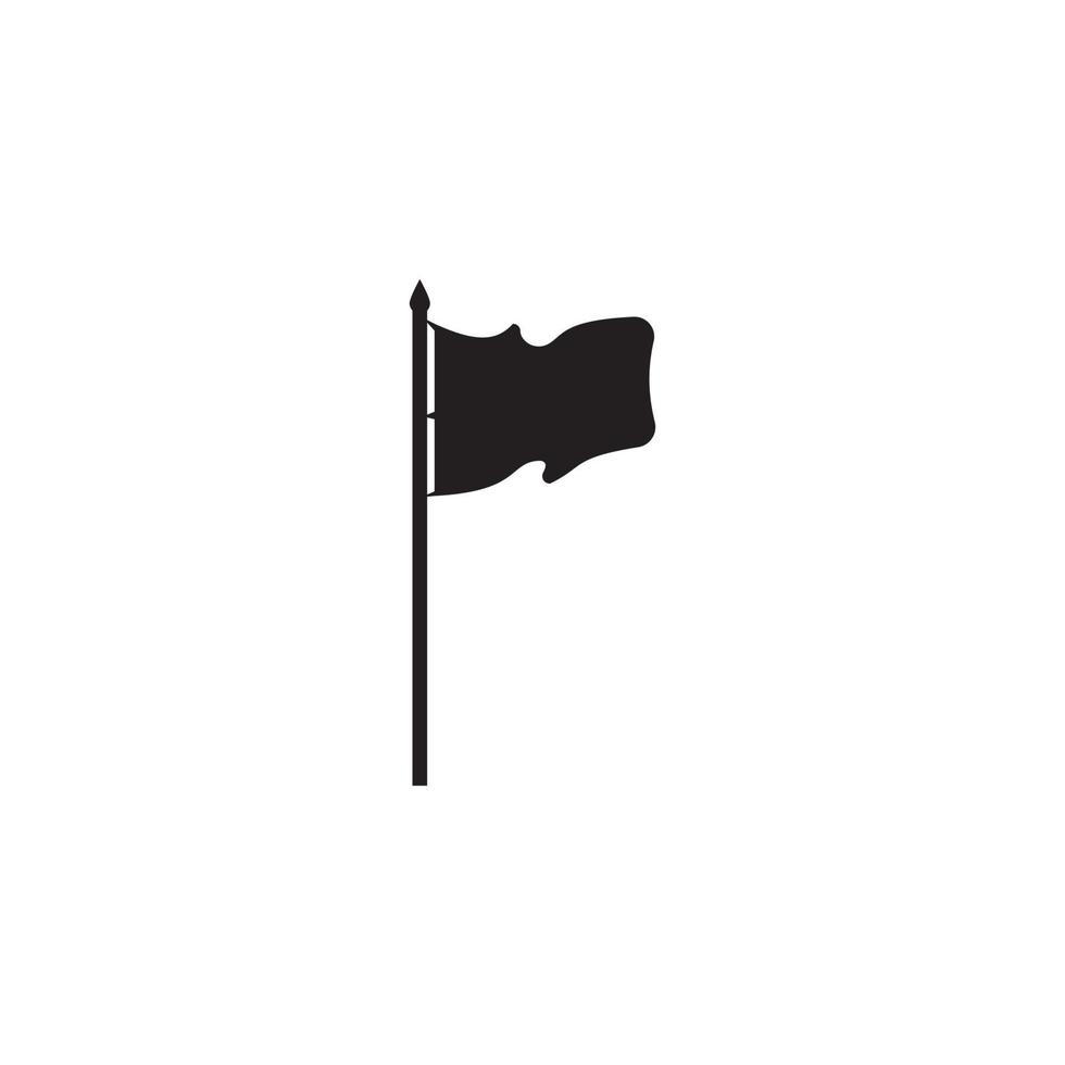 flagga ikon vektor illustration enkel design