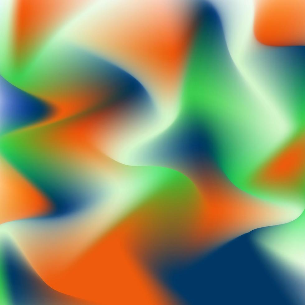 marine orange grün retro farbverlauf illustration. marine orange grün farbverlauf hintergrund vektor