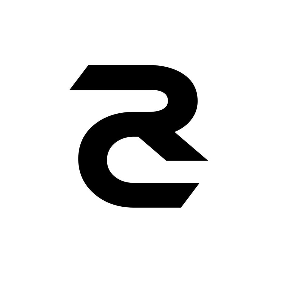 initialer rc logotypdesigner vektor