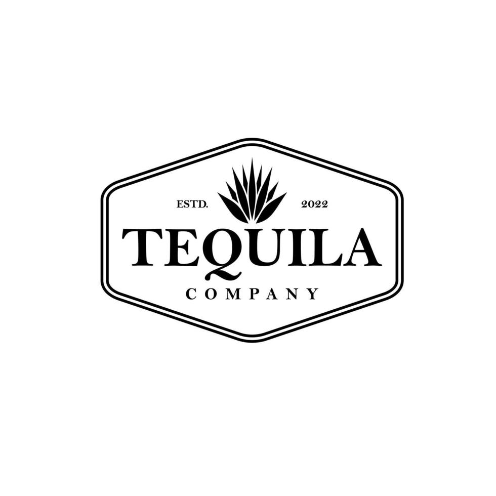 Tequila-Logo-Designs vektor