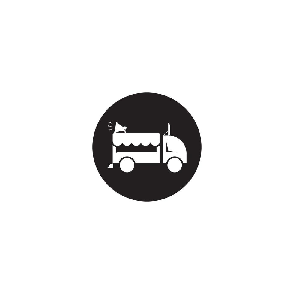 Food-Truck-Symbol vektor