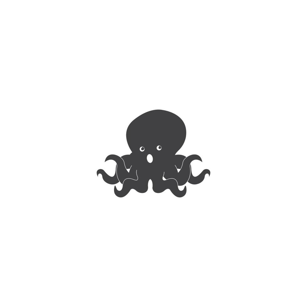 Oktopus-Logo-Vektor-Illustration-Design-Vorlage vektor