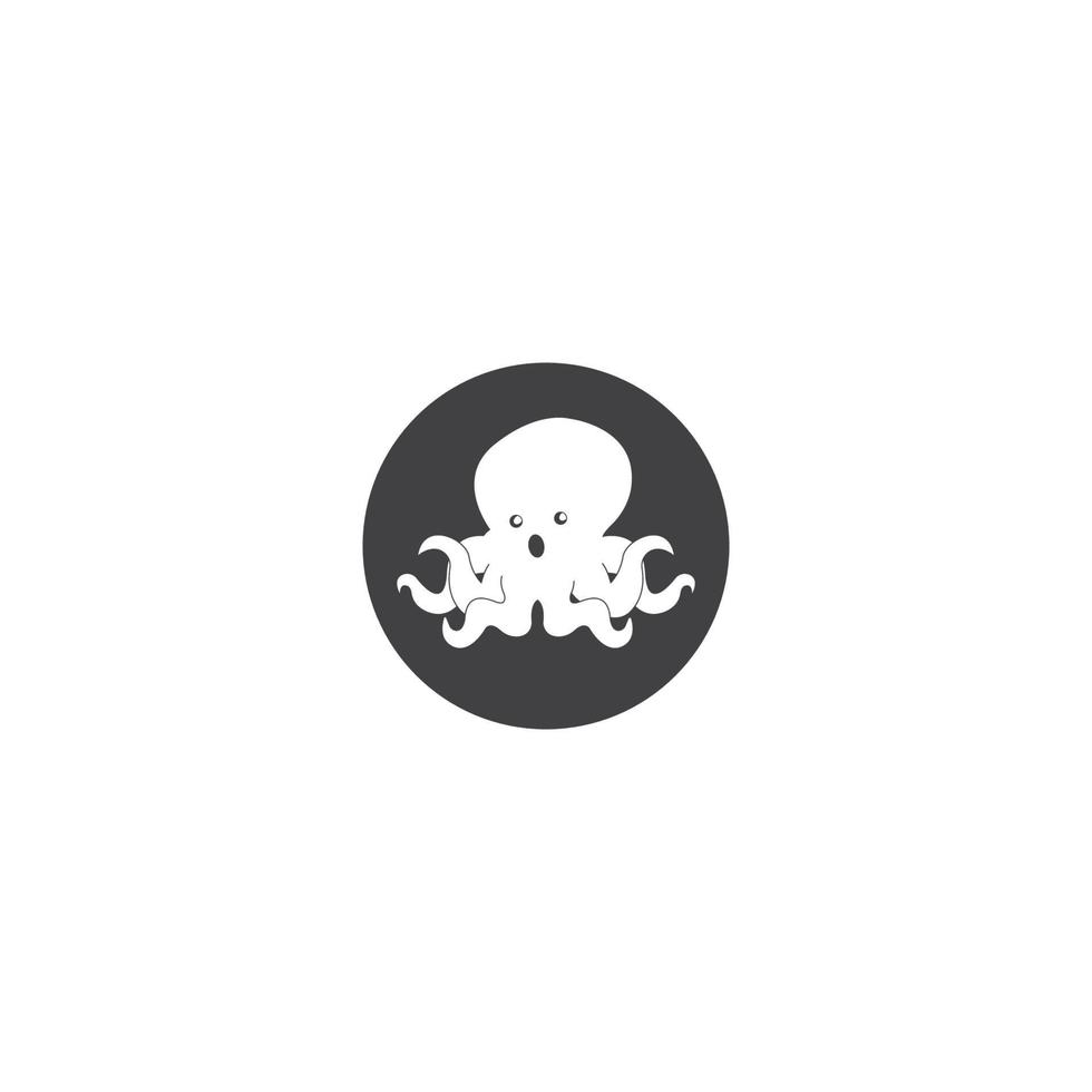 Oktopus-Logo-Vektor-Illustration-Design-Vorlage vektor