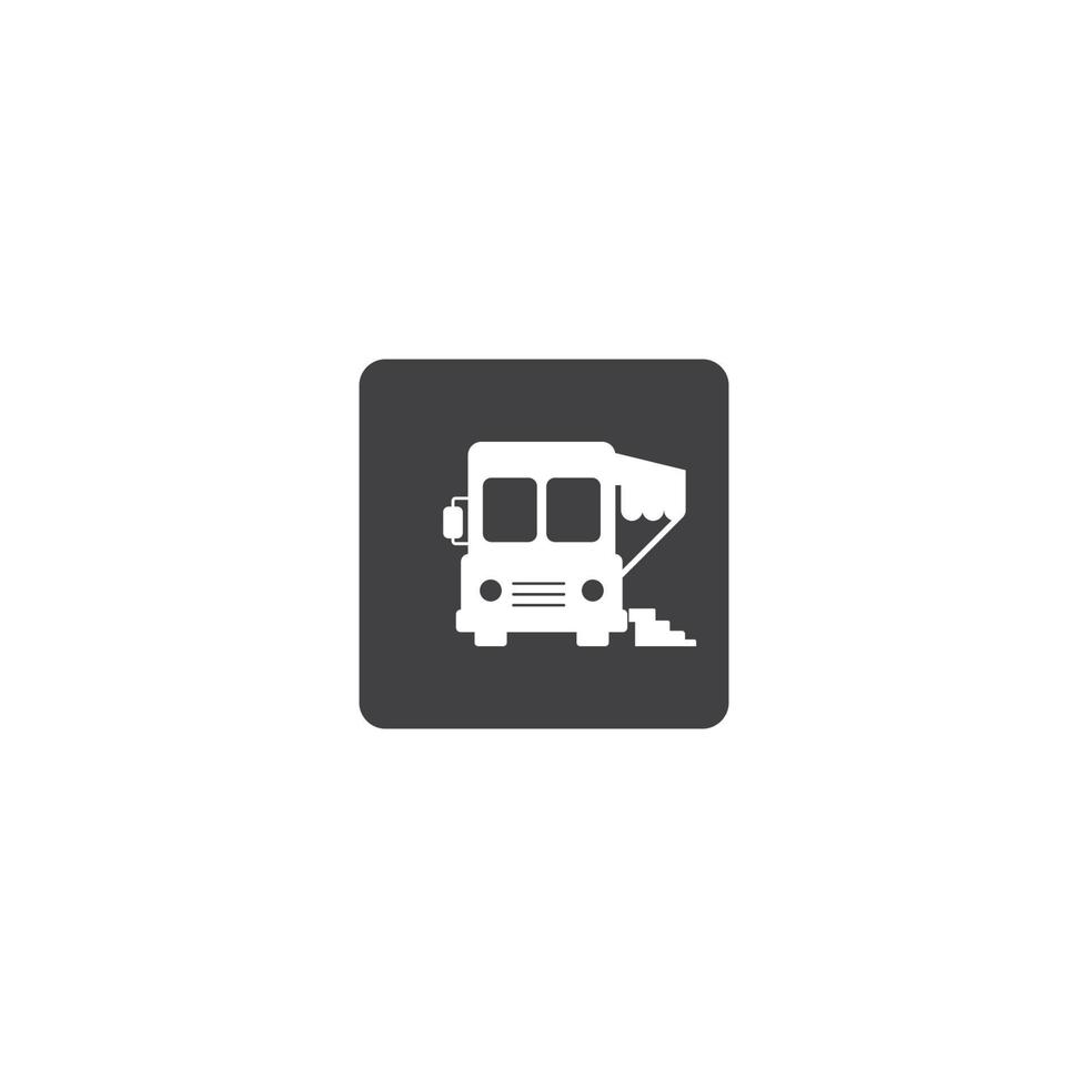 Food-Truck-Symbol vektor