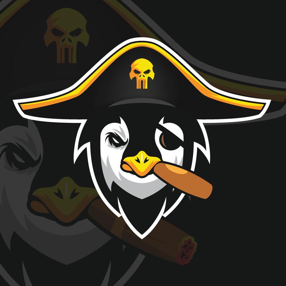 Pinguin-E-Sport vektor