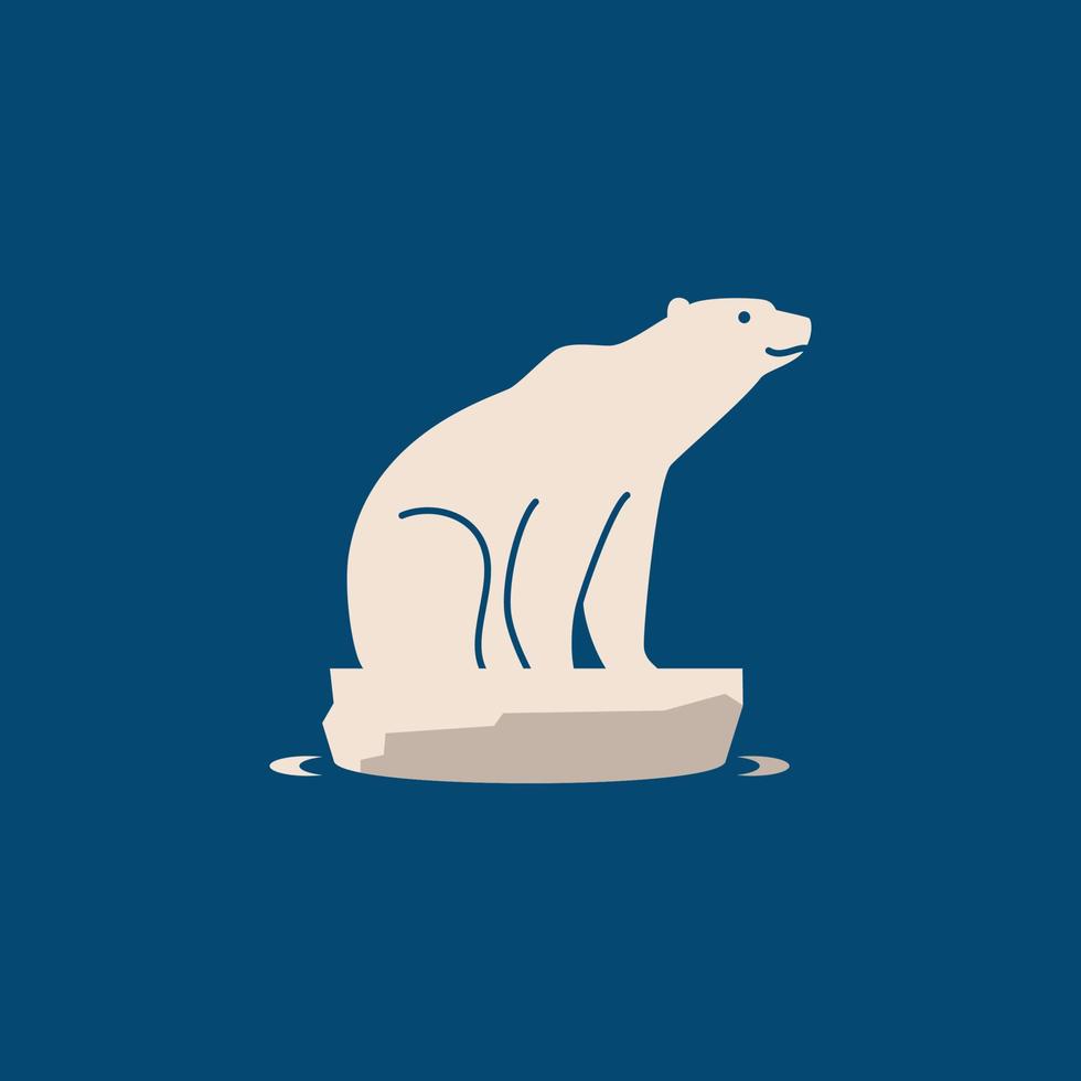 Eisbär-Logo vektor