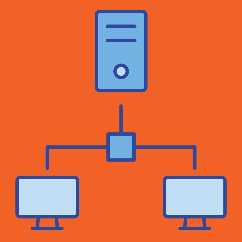 nätverksvektorikon som enkelt kan ändras eller redigeras vektor