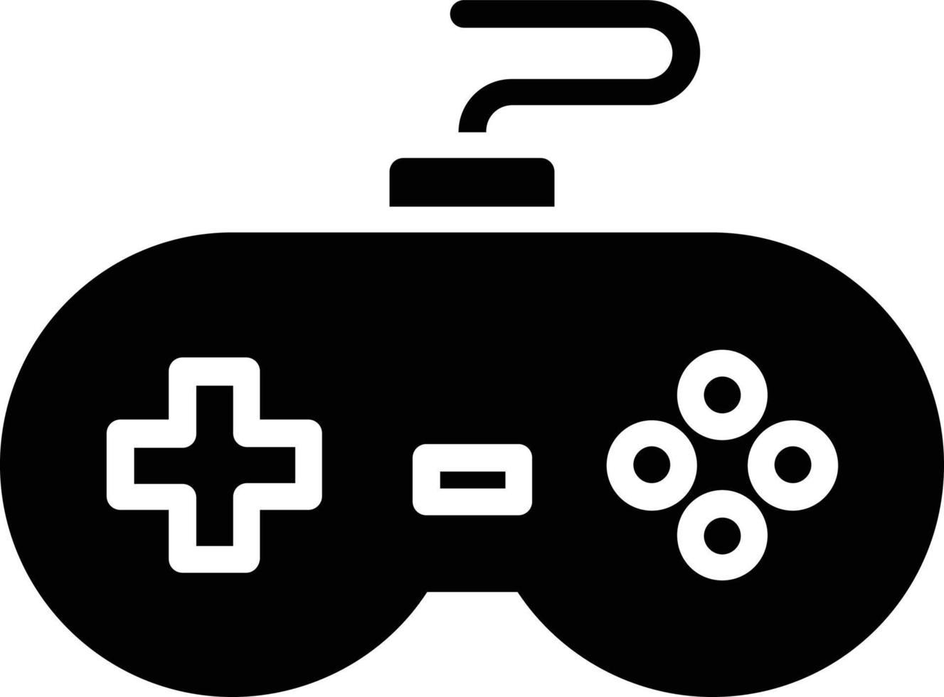 Game-Controller-Glyphe-Symbol vektor