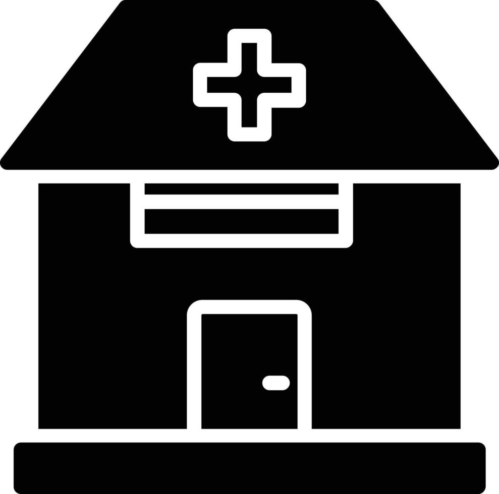 Glyph-Symbol für medizinisches Geschäft vektor
