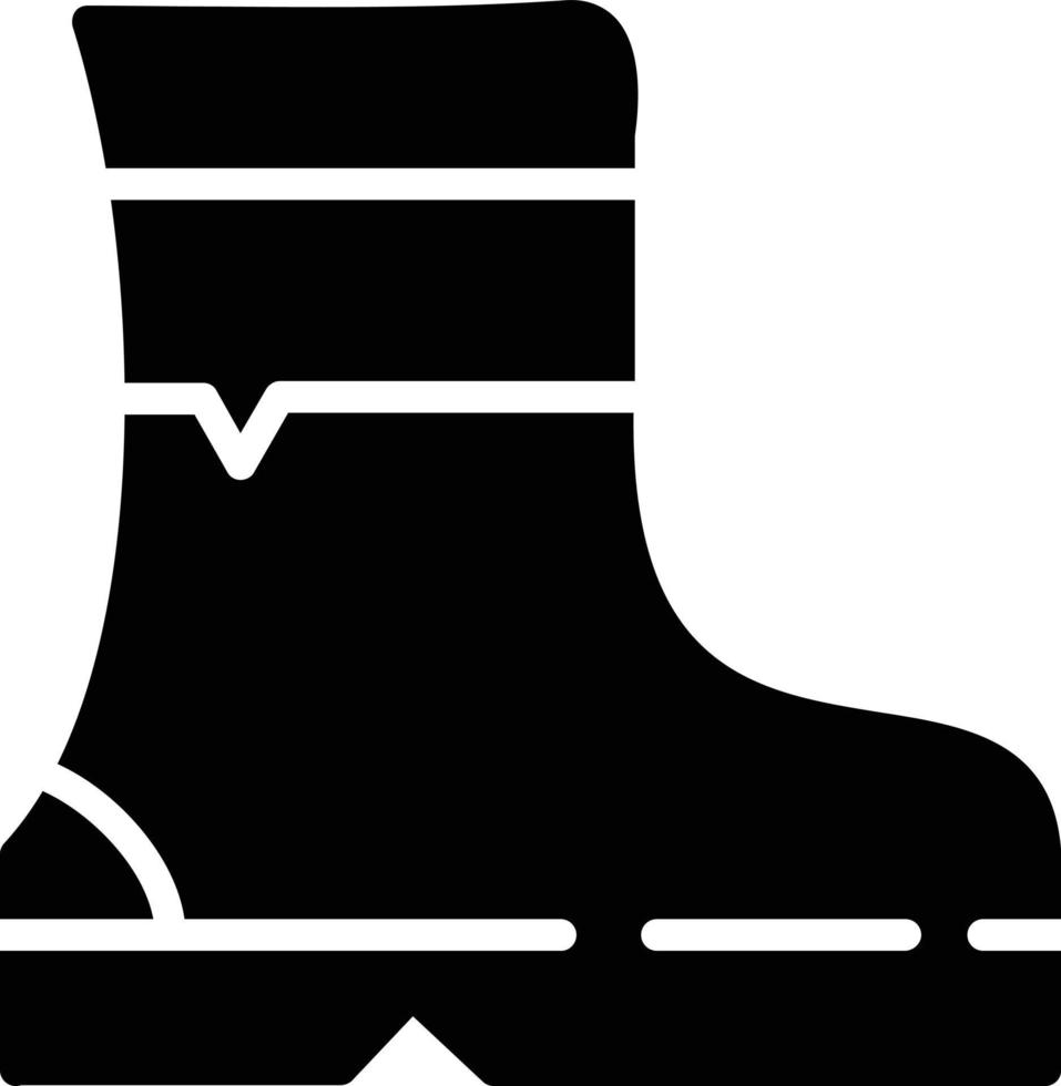 Boot-Glyphe-Symbol vektor