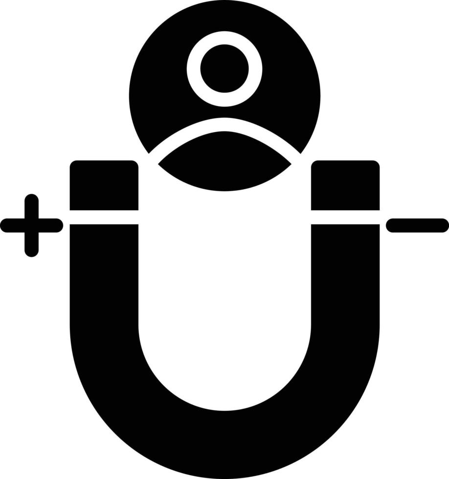 Kunden-Glyphen-Symbol vektor